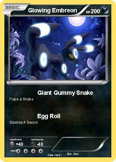 Pokemon Glowing Embreon