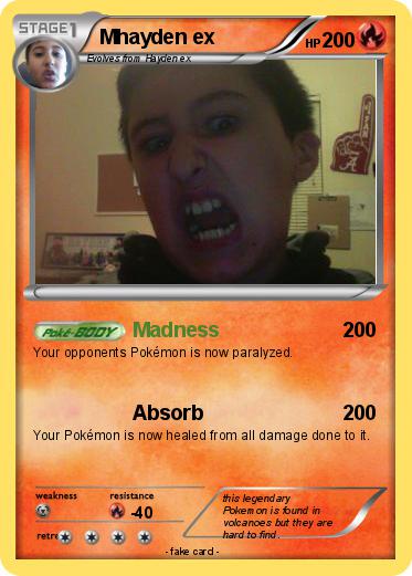 Pokemon Mhayden ex