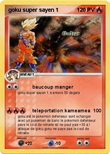Pokemon goku super sayen 1
