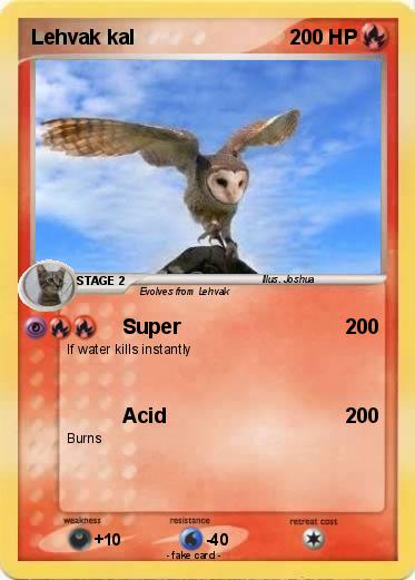 Pokemon Lehvak kal