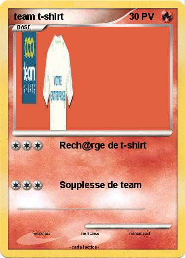 Pokemon team t-shirt