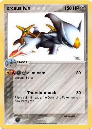Pokemon arceus lv.X