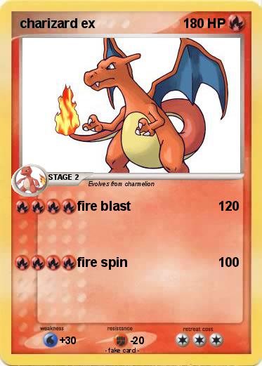 Pokemon charizard ex
