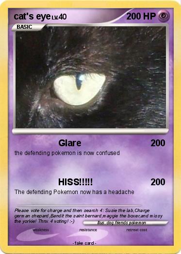 Pokemon cat's eye