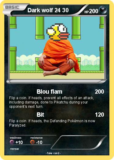 Pokemon Dark wolf 24 30