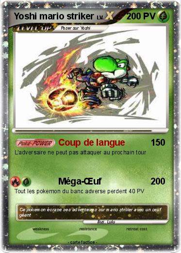 Pokemon Yoshi mario striker