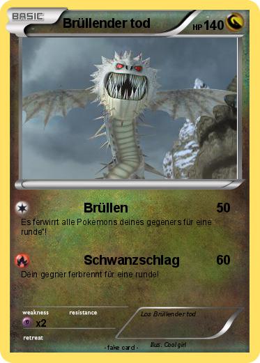 Pokemon Brüllender tod