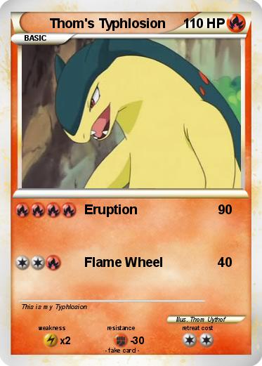 Pokemon Thom's Typhlosion