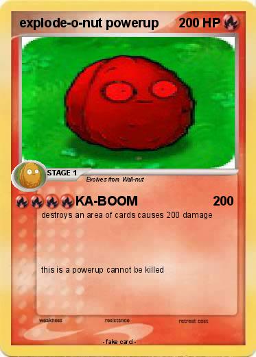Pokemon explode-o-nut powerup