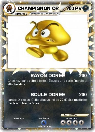 Pokemon CHAMPIGNON OR