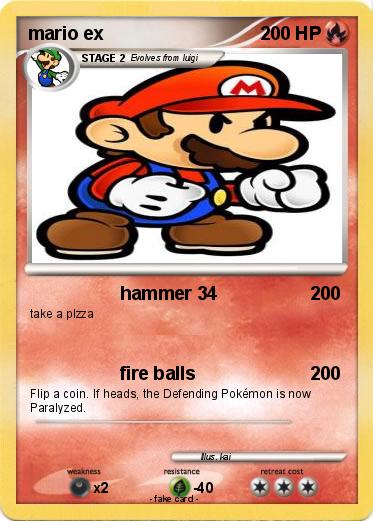 Pokemon mario ex