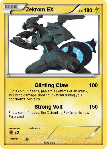 Pokemon Zekrom EX