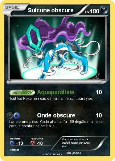 Pokemon Suicune obscure