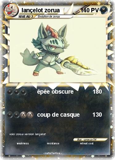 Pokemon lançelot zorua