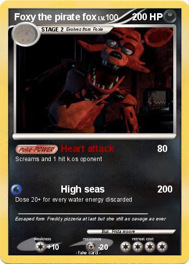 Pokemon Foxy the pirate fox