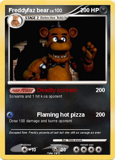 Pokemon Freddyfaz bear