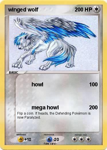 Pokemon winged wolf