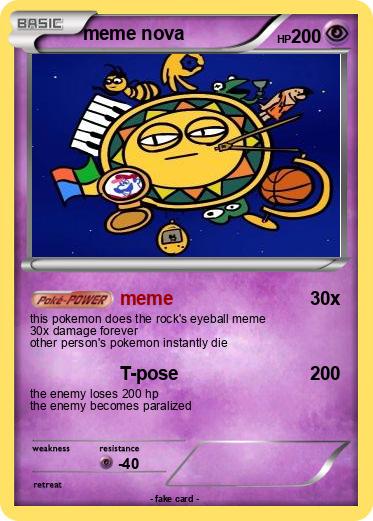 Pokemon meme nova