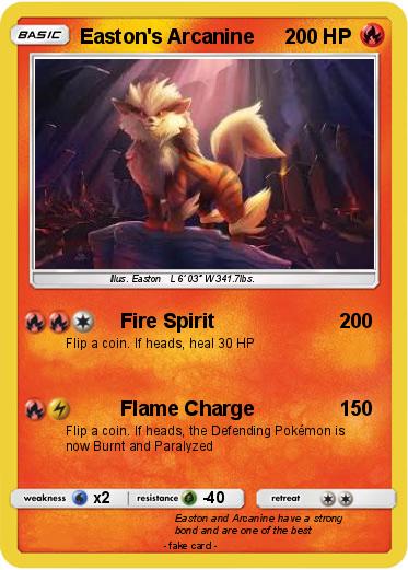 Pokemon Easton's Arcanine