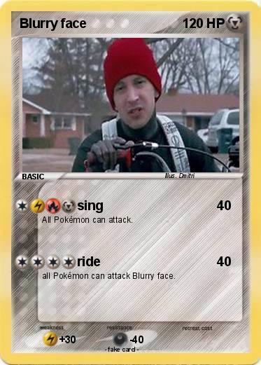 Pokemon Blurry face
