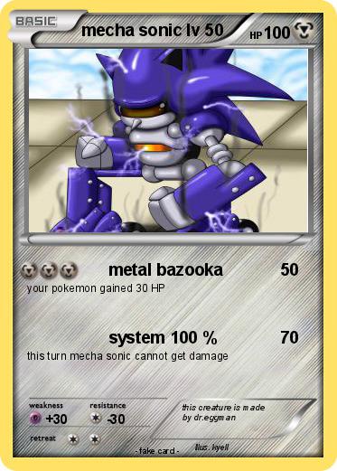 Pokemon mecha sonic lv 50