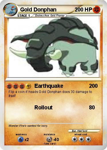 Pokemon Gold Donphan