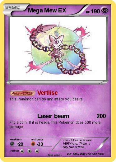 Pokemon Mega Mew EX