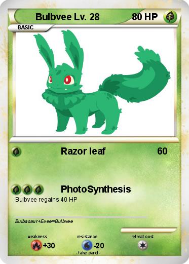 Pokemon Bulbvee Lv. 28