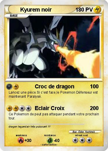 Pokemon Kyurem noir