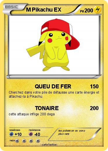 Pokemon M Pikachu EX