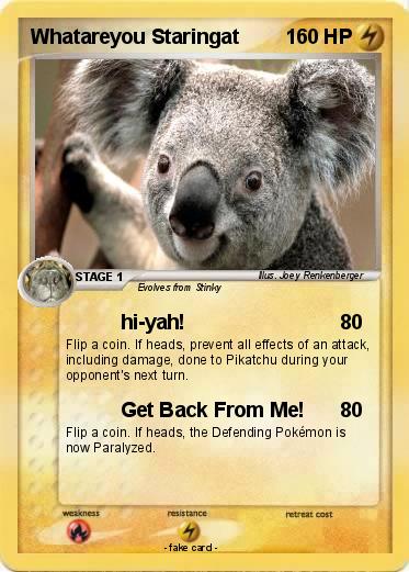 Pokemon Whatareyou Staringat
