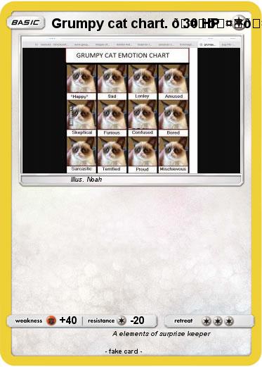 Pokemon Grumpy cat chart. ????????????????