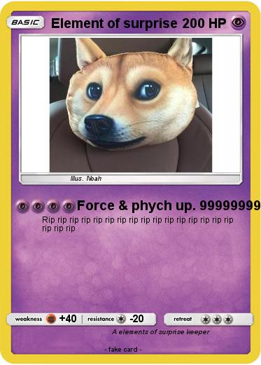 Pokemon Element of surprise