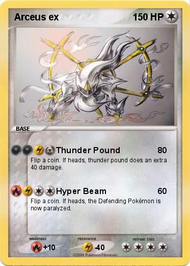 Pokemon Arceus ex