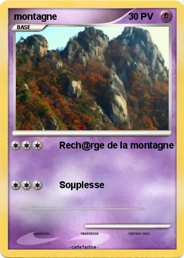 Pokemon montagne