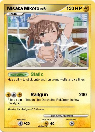 Pokemon Misaka Mikoto