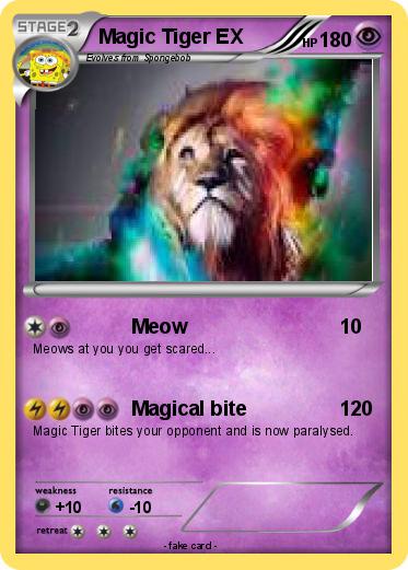 Pokemon Magic Tiger EX