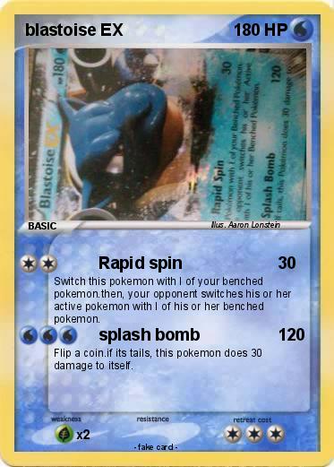 Pokemon blastoise EX