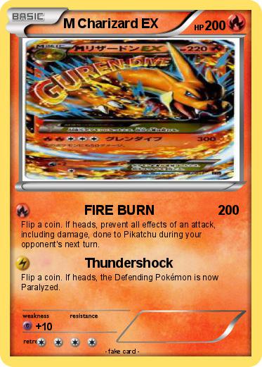 Pokemon M Charizard EX