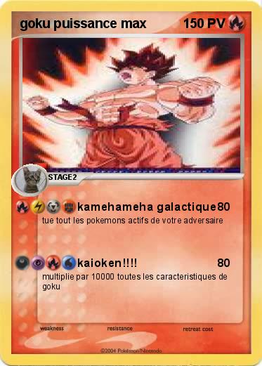 Pokemon goku puissance max