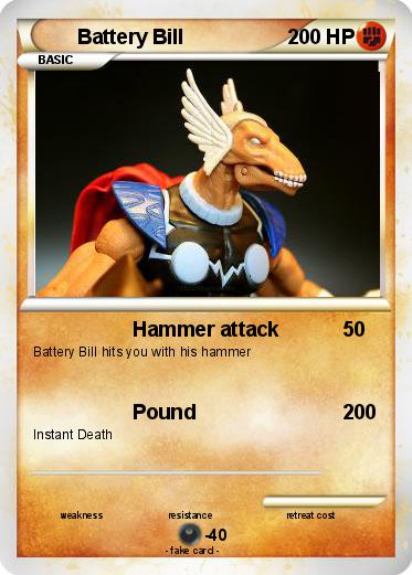 Pokemon Battery Bill