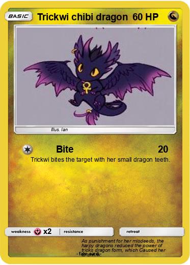 Pokemon Trickwi chibi dragon