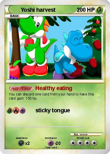 Pokemon Yoshi harvest