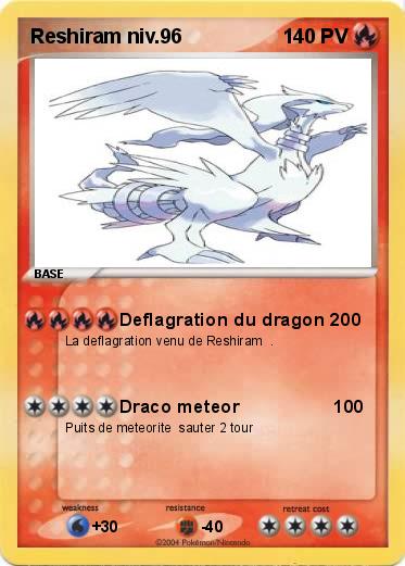 Pokemon Reshiram niv.96