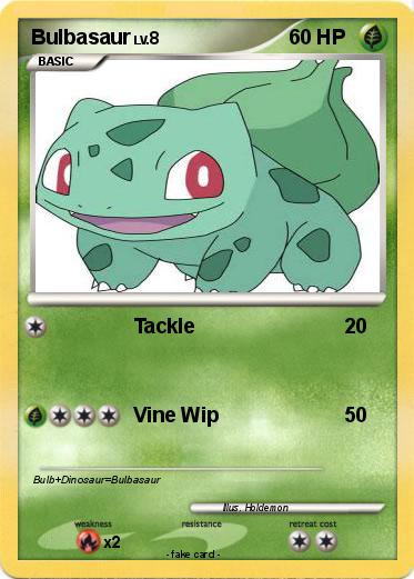Pokemon Bulbasaur