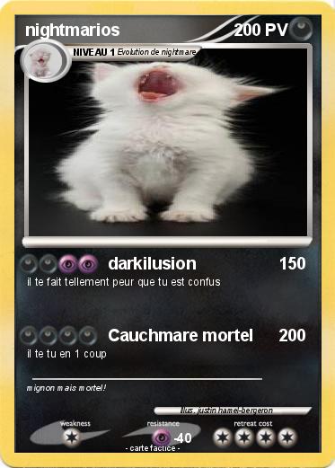 Pokemon nightmarios