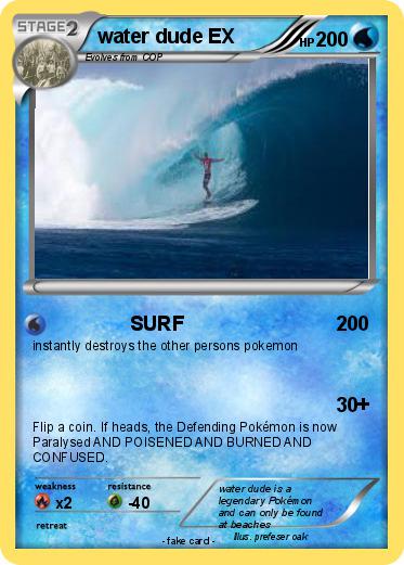 Pokemon water dude EX