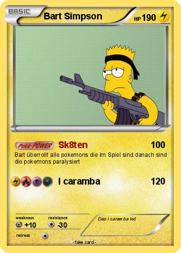 Pokemon Bart Simpson