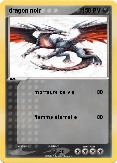 Pokemon dragon noir