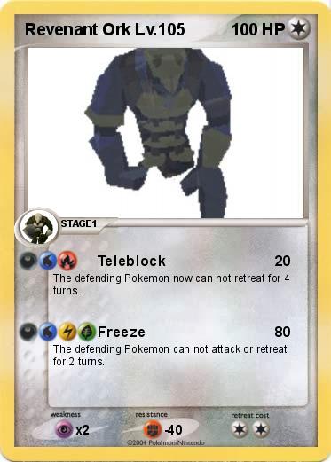 Pokemon Revenant Ork Lv.105